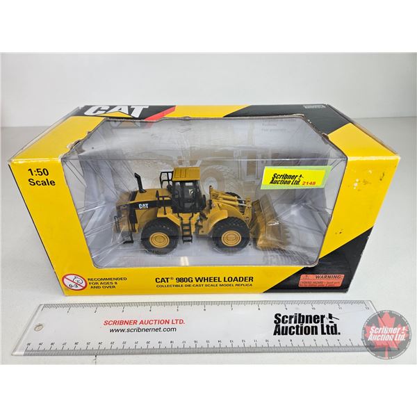 CAT 980G Wheel Loader (Norscot) (Scale 1:50) (Box Measures: 5-3/4"H x 11-1/4"W x 6"D)