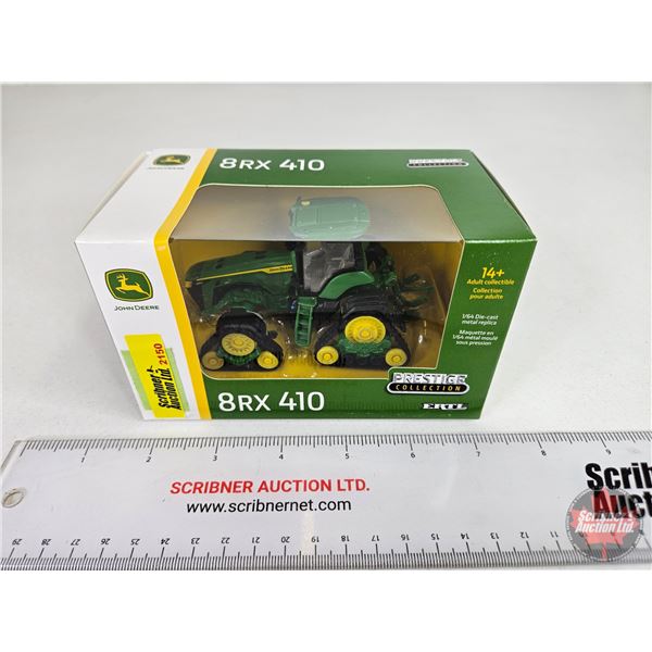 John Deere 8RX 410 Tractor : Prestige Collection (ERTL) (Scale 1:64) (Box Measures : 3-1/4"H x 5-1/2