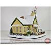 Image 2 : John Deere Creek Village "Deer Creek School" (COA #A2188) Hawthorne Village : Thomas Kinkade (Measur
