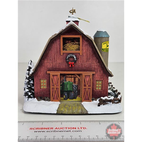 John Deere Creek Village "John Deere Barn" (COA #B9141) Hawthorne Village : Thomas Kinkade (Measures