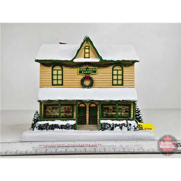 John Deere Creek Village "Bakery" (COA #A0618) Hawthorne Village : Thomas Kinkade (Measures: 6-1/4"H