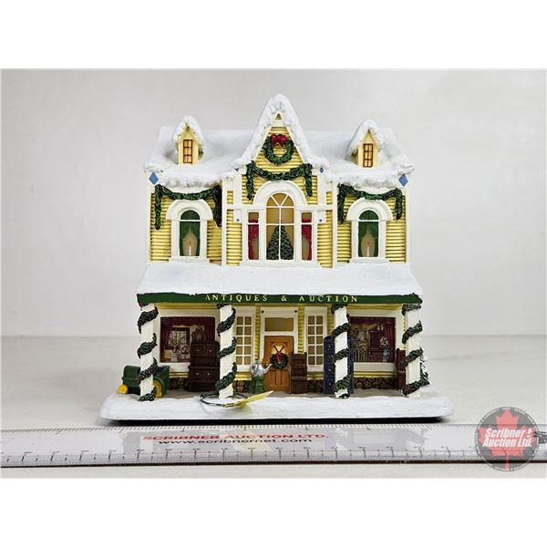 John Deere Creek Village "Antiques and Auction House" (COA #A3725) Hawthorne Village : Thomas Kinkad