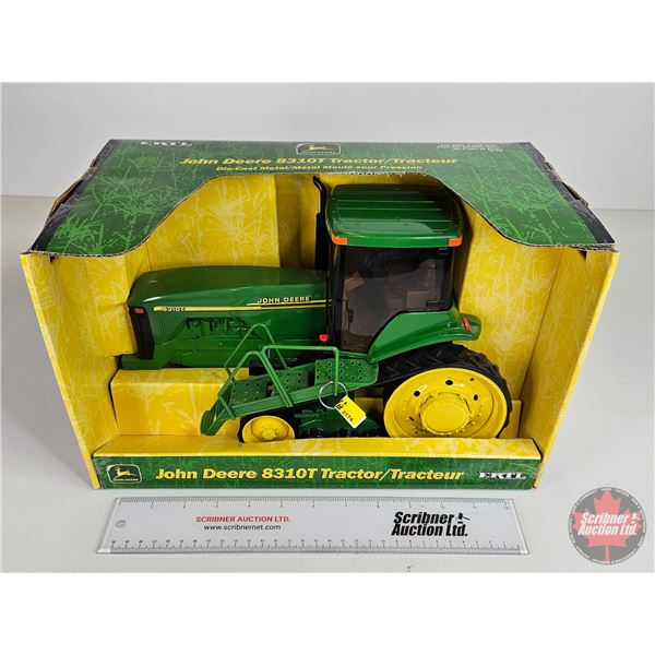 John Deere 8310T Tractor: (ERTL) (Scale 1:16) (Box Measures : 9"H x 14-1/2"W x 8"D)