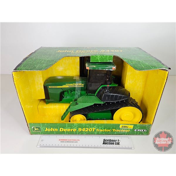 John Deere 9420T Tractor : (ERTL) (Scale 1:16) (Box Measures : 10"H x 17"W x 11"D)