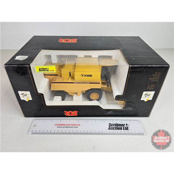 New Holland TX66 Combine : Collection Gold (ROS) (Scale 1:32) (Box Measures : 7"H x 15"W x 8-1/2"D)