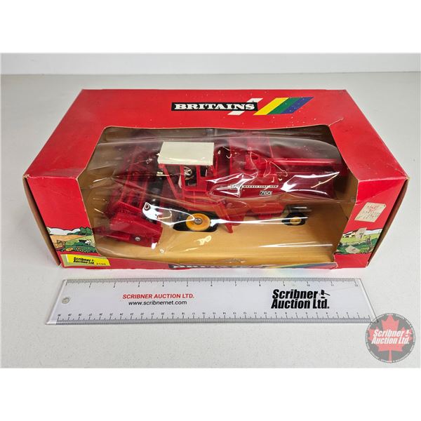 Massey Ferguson 760 Combine Harvester : (Britains) (Scale 1:32) (Box Measures : 5"H x 13"W x 7-1/2"D