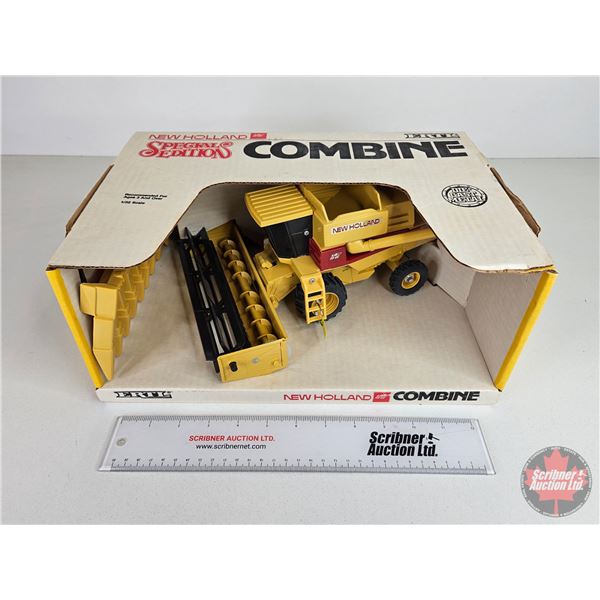 New Holland Combine : Special Edition (ERTL) (Scale 1:32) (Box Measures : 6"H x 14"W x 9-3/4"D)