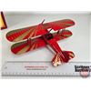 Image 3 : Stearman Biplane Bank : Limited Edition 100th Anniversary New Holland (1895-1995) (Box Measures : 4-