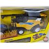 Image 4 : New Holland CR9090 Combine w/ Tractor & Grain Cart : (New-Ray) (Plastic) (Scale 1:32) (Box Measures 