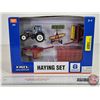 Image 2 : New Holland Haying Set (ERTL) (Scale 1:64) (Box Measures : 7"H x 10-1/4"W x 2"D)
