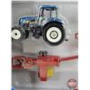 Image 3 : New Holland Haying Set (ERTL) (Scale 1:64) (Box Measures : 7"H x 10-1/4"W x 2"D)