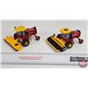 Image 1 : New Holland Windrowers (2) (ERTL) (Scale 1:64)