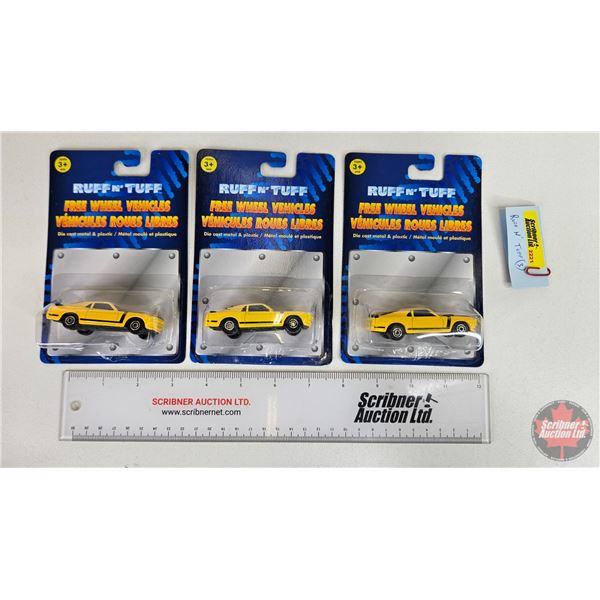 Ruff N' Tuff Fire Wheel Vehicles (3) (Scale 1:64)