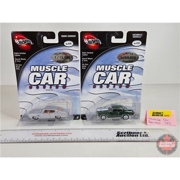 Hot Wheels (2) : Limited Edition Muscle Car Review - Dodge Charger (Redline) - Chevrolet Chevelle (S