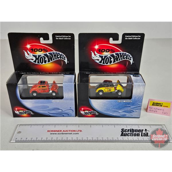 Hot Wheels (2) : Limited Edition - 1933 Willys (Collector No. 15 2002) - 1933 Willys  (Scale 1:64) (