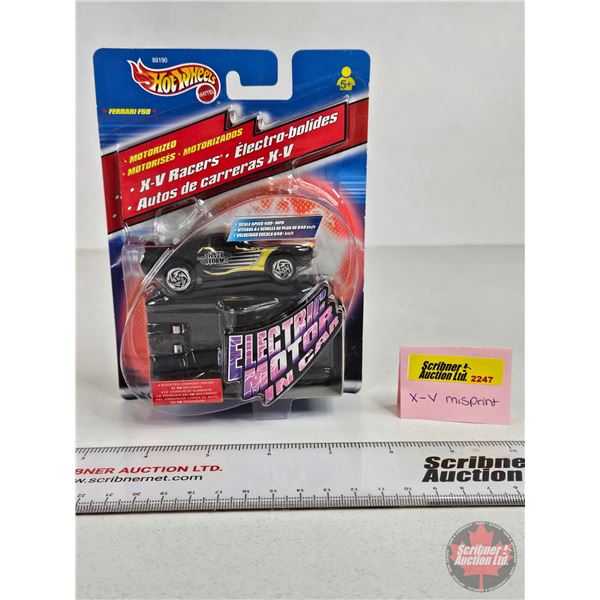 Hot Wheels Misprint : X-V Racers (Rechargeable) (Note : Misprint "Ferrari F50")  (Scale 1:64)