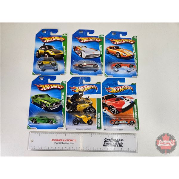 Hot Wheels (6) : Treasure Hunts 2010 - Shelby Cobra Daytona Coupe - Ducati 1098 - Corvette Grand Spo
