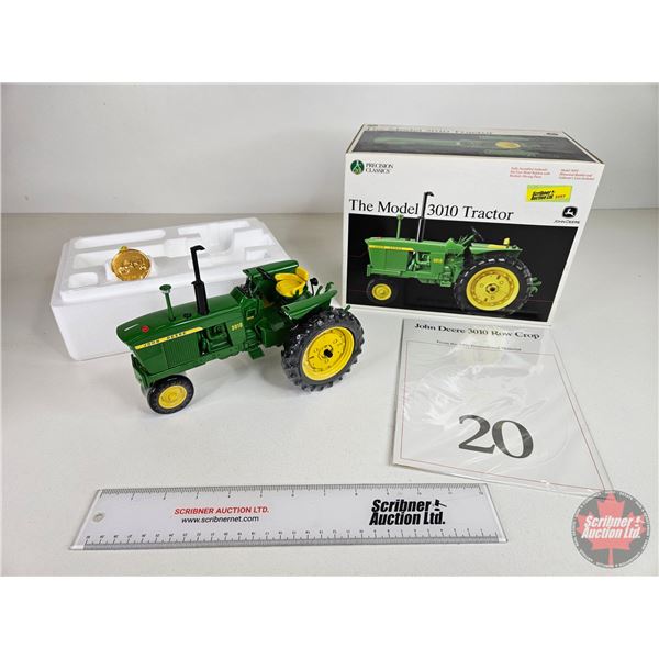 John Deere Model 3010 Tractor : Precision Classics #20 (ERTL) (Scale 1:16) (Box Measures : 8"H x 10-
