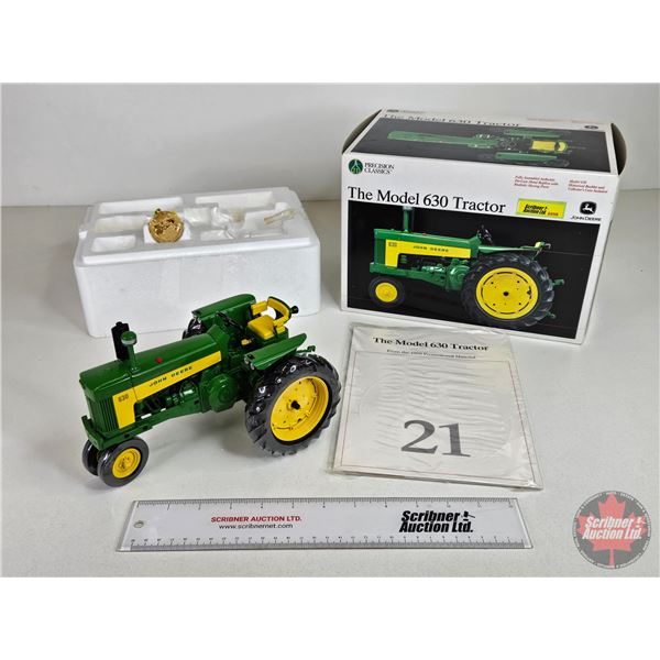 John Deere Model 630 Tractor : Precision Classics #21 (ERTL) (Scale 1:16) (Box Measures : 8"H x 11"W