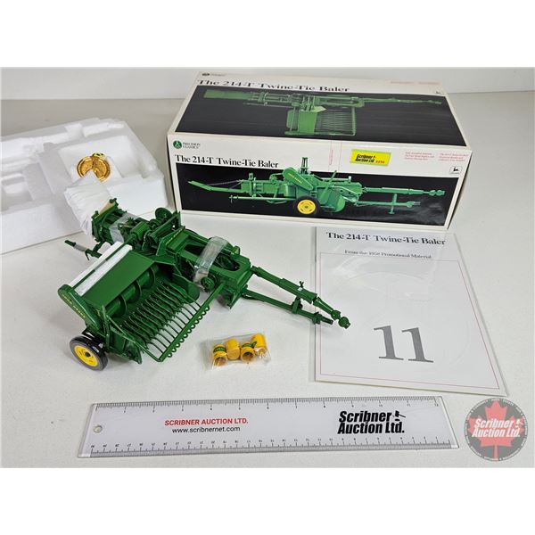 John Deere 214-T Twine-Tie Baler : Precision Classics #11 (ERTL) (Scale 1:16) (Box Measures : 4-1/2"