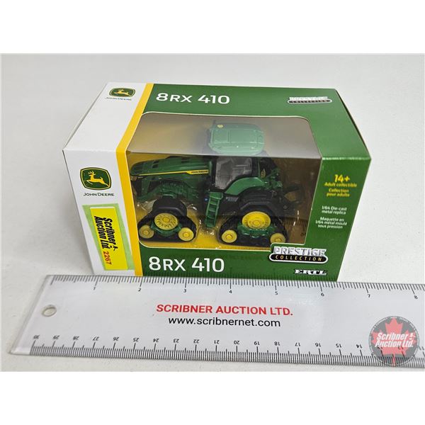John Deere 8RX 410 Tractor : Prestige Collection (ERTL) (Scale 1:64) (Box Measures : 3-1/4"H x 5-1/2