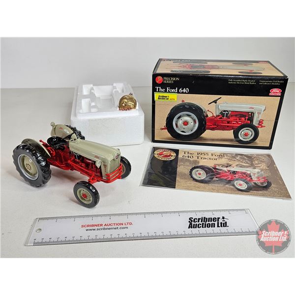 Ford 640 Tractor : Precision Series #8 (ERTL) (Scale 1:16) (Box Measures 6"H x 10"W x 6"D)