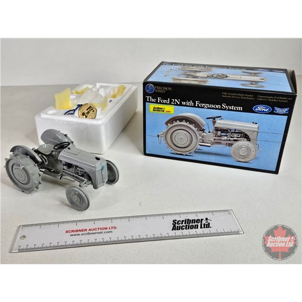 Ford 2N Tractor w/ Ferguson System : Precision Series #2 (ERTL) (Scale 1:16) (Box Measures : 6"H x 1