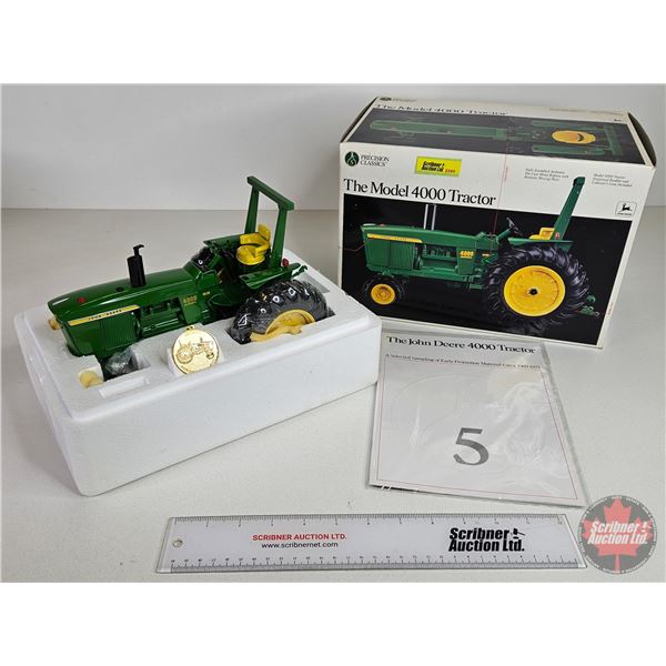 John Deere Model 4000 Tractor : Precision Classics # 5 (ERTL) (Scale 1:16) (Box Measures : 8-1/2"H x