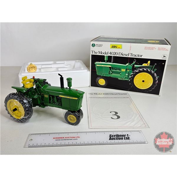 John Deere Model 4020 Diesel Tractor : Precision Classics #3 (ERTL) (Scale 1:16) (Box Measures : 8-1