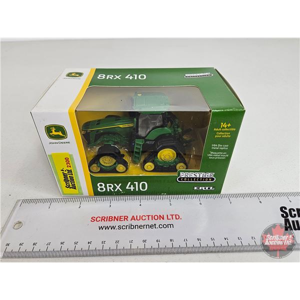 John Deere 8RX 410 Tractor : Prestige Collection (ERTL) (Scale 1:64) (Box Measures : 3-1/4"H x 5-1/2
