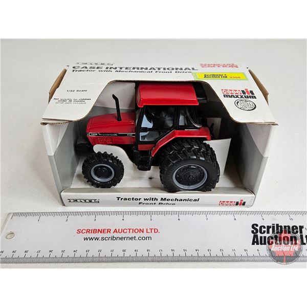 CASE IH Tractor w/ Mechanical Front Drive : Special Edition 1990 (ERTL) (Scale 1:32) (Box Measures :