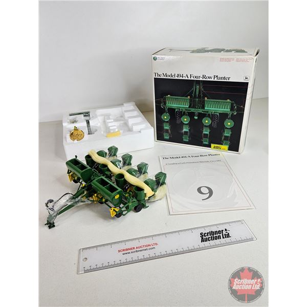 John Deere Model 494-A Four-Row Planter : Precision Classics #9 (ERTL) (Scale 1:16) (Box Measures : 