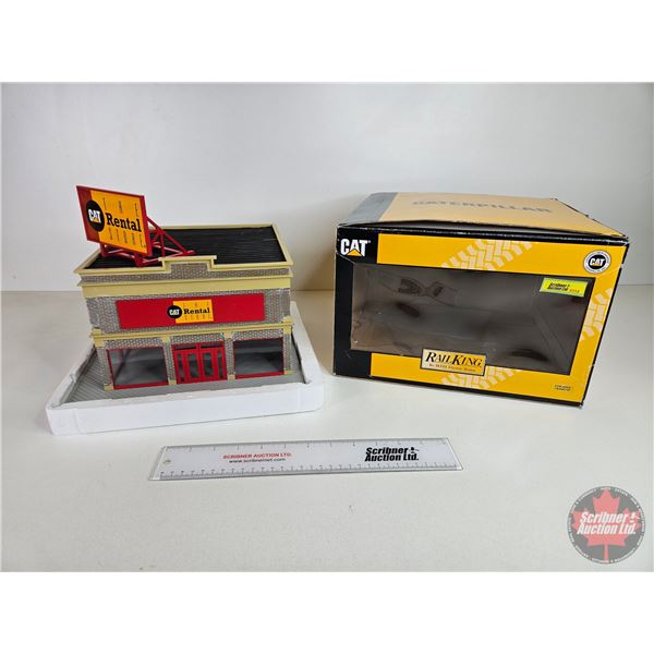Rail King By M.T.H. Electric Trains : Caterpillar Store ("0" Scale) (Box Measures : 8-1/2"H x 12-3/4