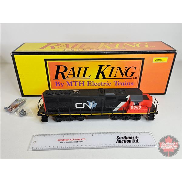 Rail King By M.T.H. Electric Trains : Conrail SD60 3-Rail Diesel "CN" (Item. No RK-2005LP w/ Proto S