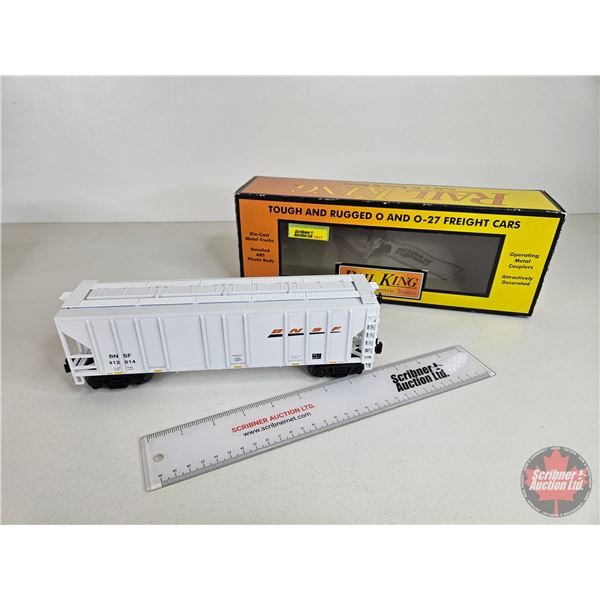 Rail King By M.T.H. Electric Trains : BNSF Ps-2 Discharge Hopper Car (Item No. 30-75485) ("O" Scale)