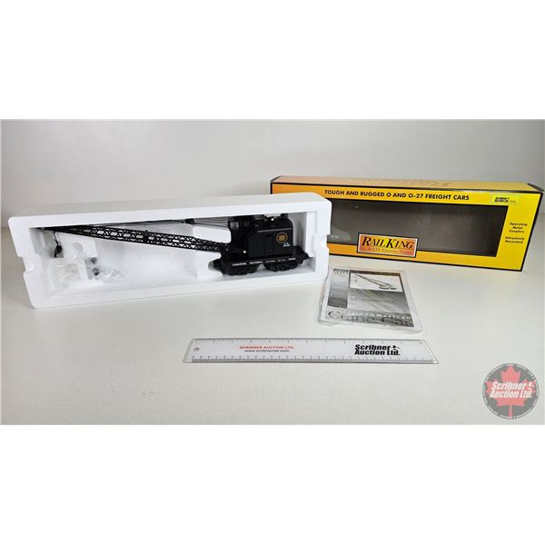 Rail King By M.T.H. Electric Trains : Canadian National American Crane Car (Item No. 30-79362) ("O" 