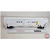 Image 3 : ATLAS Trainman : PS-4750 Covered Hopper (Item #2001606-1 Soo Line #74723 3 Rail) ("O" Scale ) (Box M