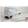 Image 4 : ATLAS Trainman : PS-4750 Covered Hopper (Item #2001606-1 Soo Line #74723 3 Rail) ("O" Scale ) (Box M