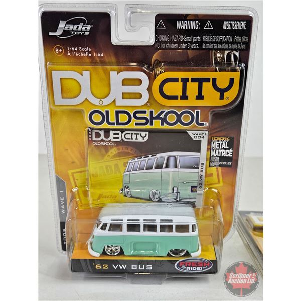 Dub City OldSkool (2) (Jada Toys) - '62 VW Bus - '59 VW Beetle