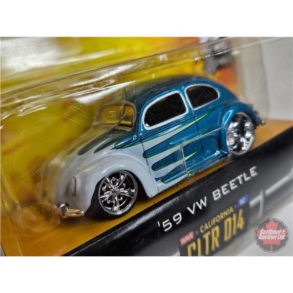 Dub City OldSkool (2) (Jada Toys) - '62 VW Bus - '59 VW Beetle