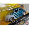 Image 5 : Dub City OldSkool (2) (Jada Toys) - '62 VW Bus - '59 VW Beetle (Scale 1:64)