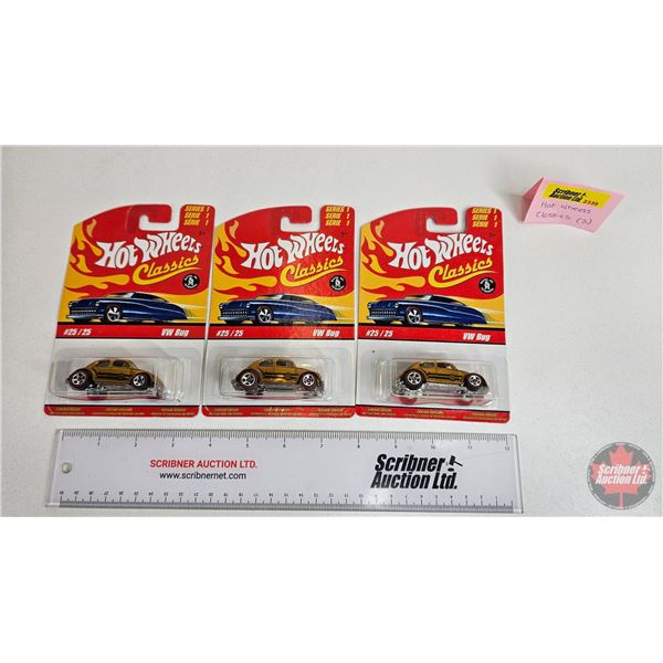 Hot Wheels Classics (3) : VW Bug (Redlines) (Scale 1:64)