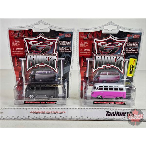 G Ridez (2) : Maisto - Volkswagen Van Samba - Volkswagen Van Samba (Scale 1:64)