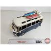 Image 12 : Tin Toy Bus (Measures : 6"H x 11-1/2"W x 5"D)