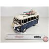Image 2 : Tin Toy Bus (Measures : 6"H x 11-1/2"W x 5"D)