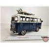 Image 6 : Tin Toy Bus (Measures : 6"H x 11-1/2"W x 5"D)