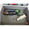 Image 5 : Trucks & Trailers (9) w/ Metal Case and Accessories (Scale 1:64) (Case Measures : 13-1/2"H x 18"W x 