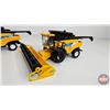Image 2 : New Holland Combines (3) (ERTL) (Scale 1:64)