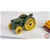 Image 6 : Vintage Tractor & Combines in Display Case (Scale 1:64) (Case Measures : 10-1/2"H x 3-1/2"W x 3-3/4"