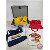 Image 1 : New Holland Apparel w/ Metal Case - T-Shirt (XL) - Windbreaker (L) - Windbreaker (M) - Polo Shirt (2